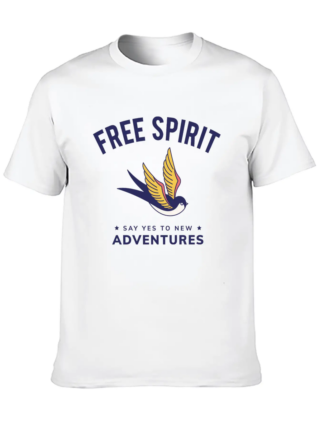 Free Spirit Breathable Graphic T-Shirt – Perfect For Casual Days