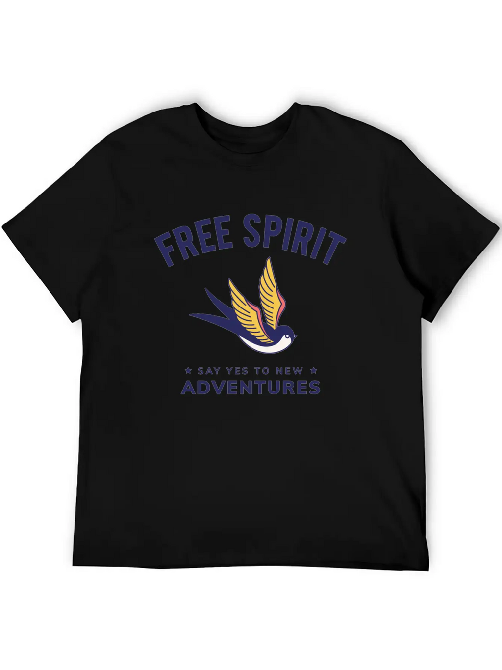 Free Spirit Breathable Graphic T-Shirt – Perfect For Casual Days