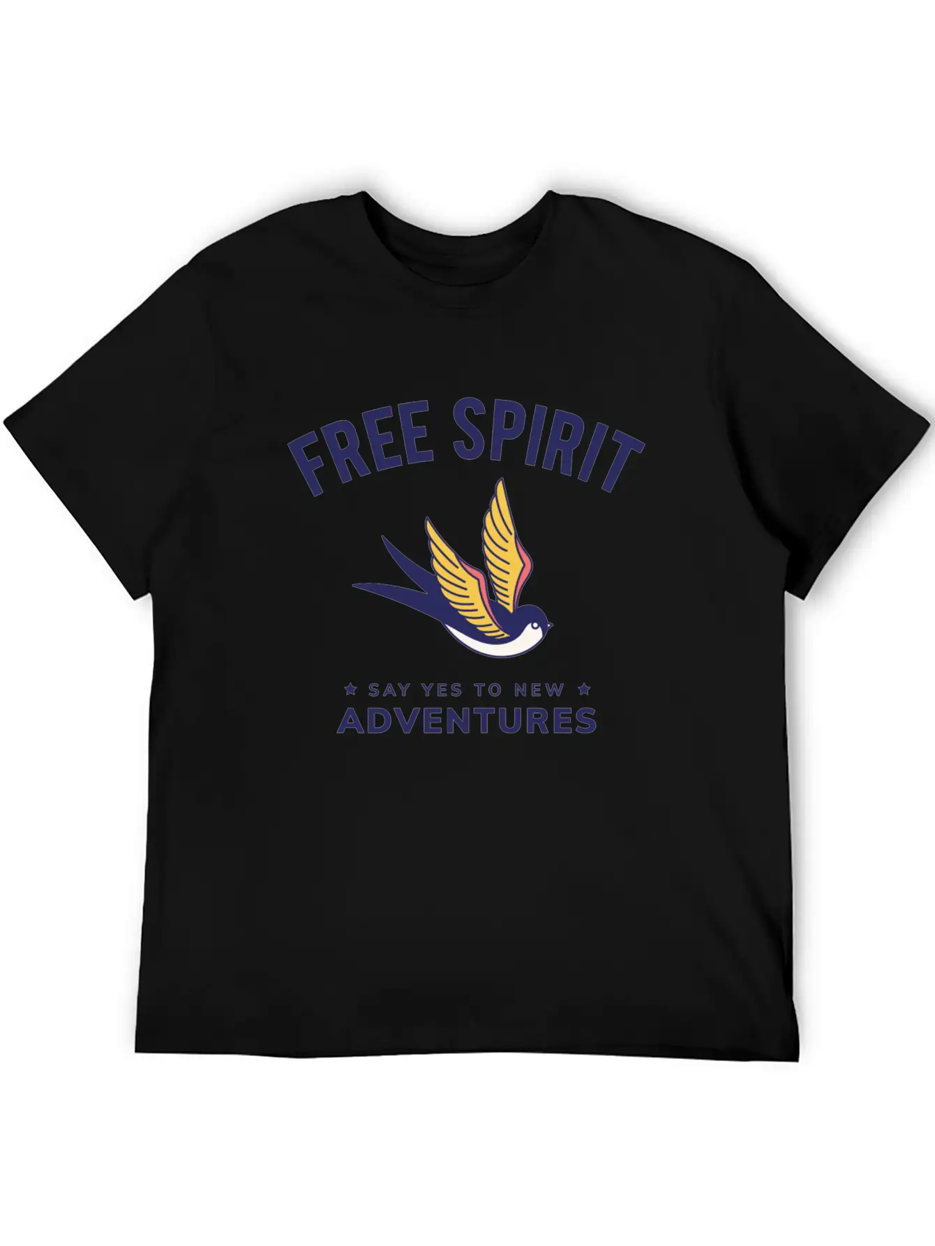 Free Spirit Breathable Graphic T-Shirt – Perfect For Casual Days