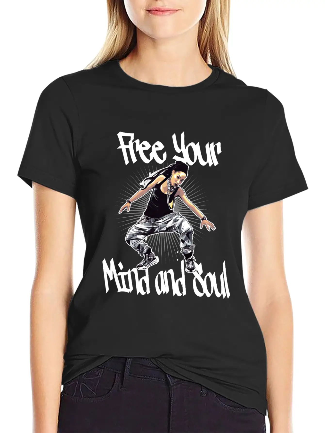 Free Your Mind And Soul Hip Hop Rap Stylish Everyday T-Shirt – Unisex Basic Cotton Tee