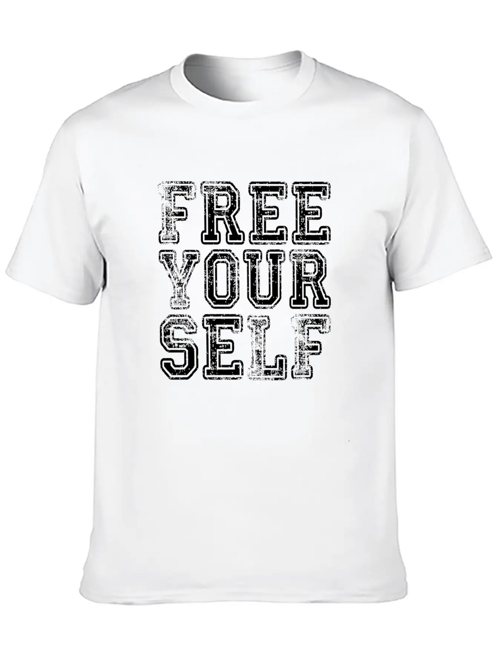 FREE YOURSELF Breathable Graphic T-Shirt – Perfect For Casual Days
