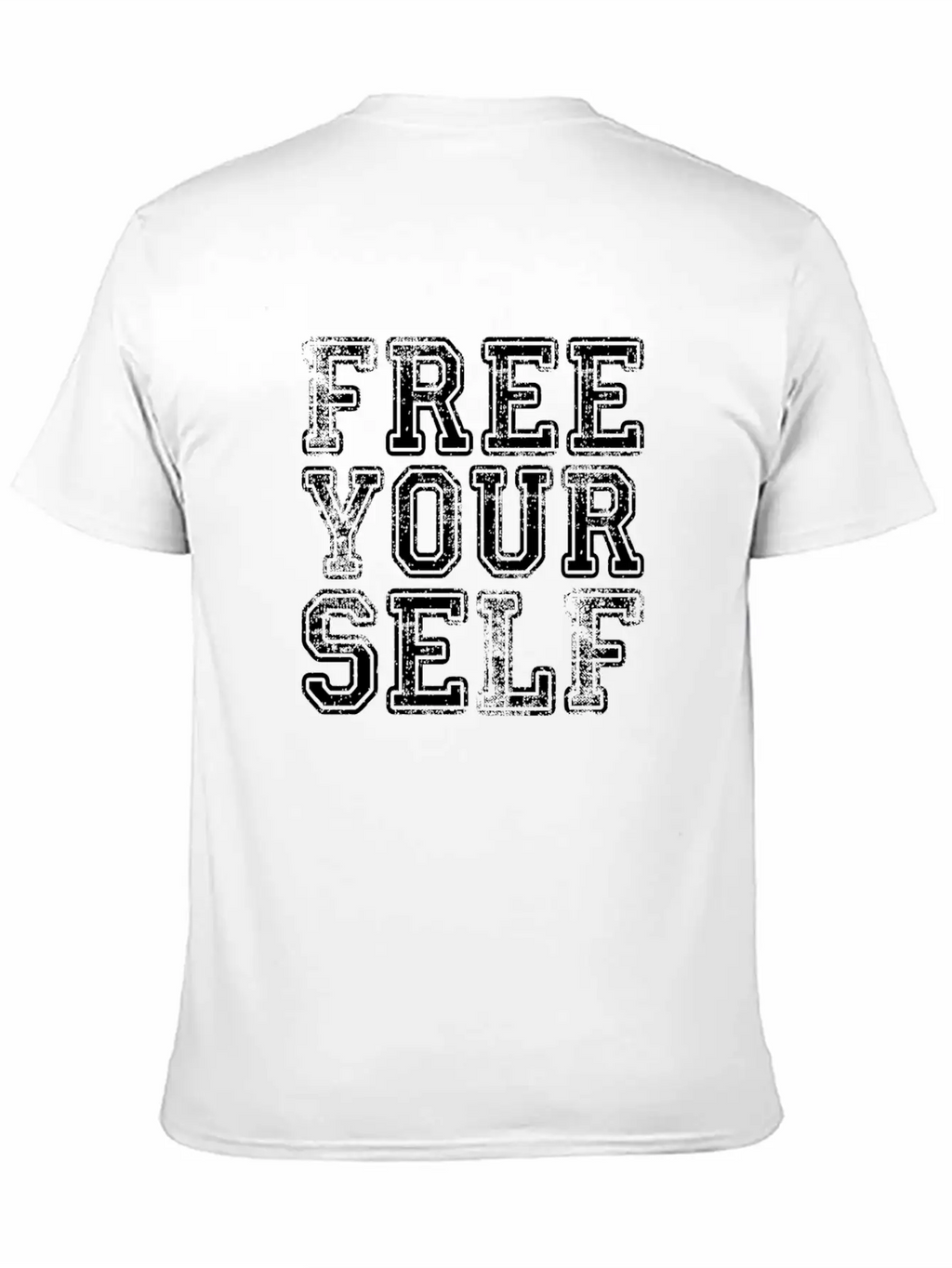 FREE YOURSELF Breathable Graphic T-Shirt – Perfect For Casual Days