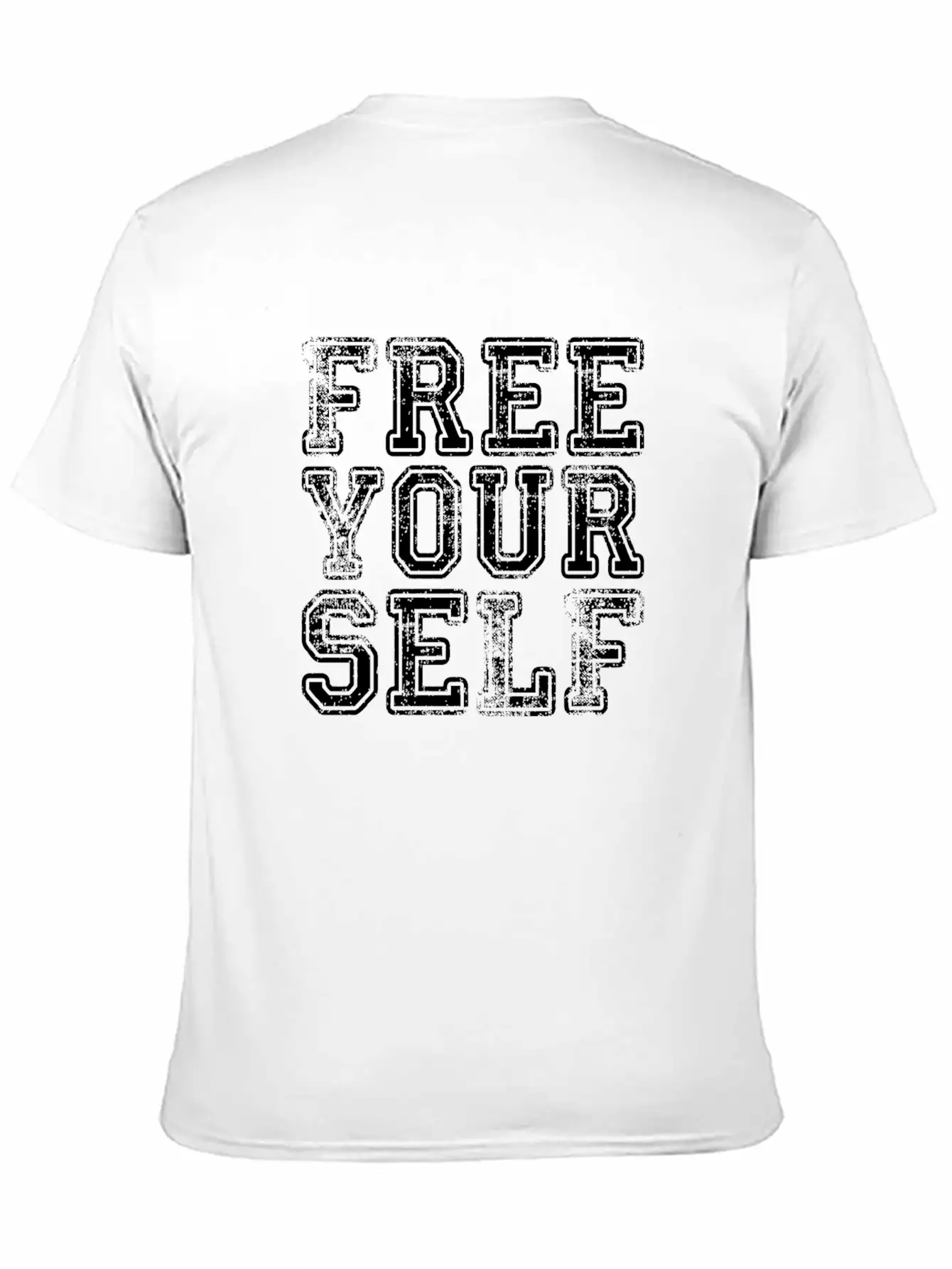 FREE YOURSELF Breathable Graphic T-Shirt – Perfect For Casual Days