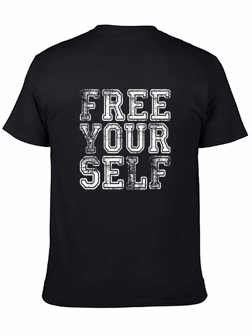 FREE YOURSELF Breathable Graphic T-Shirt – Perfect For Casual Days
