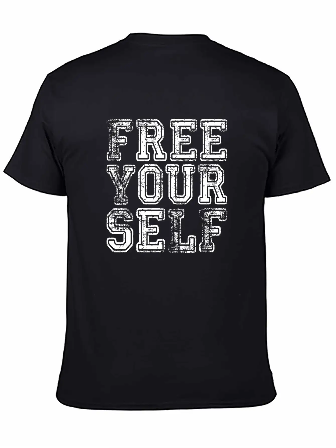 FREE YOURSELF Breathable Graphic T-Shirt – Perfect For Casual Days