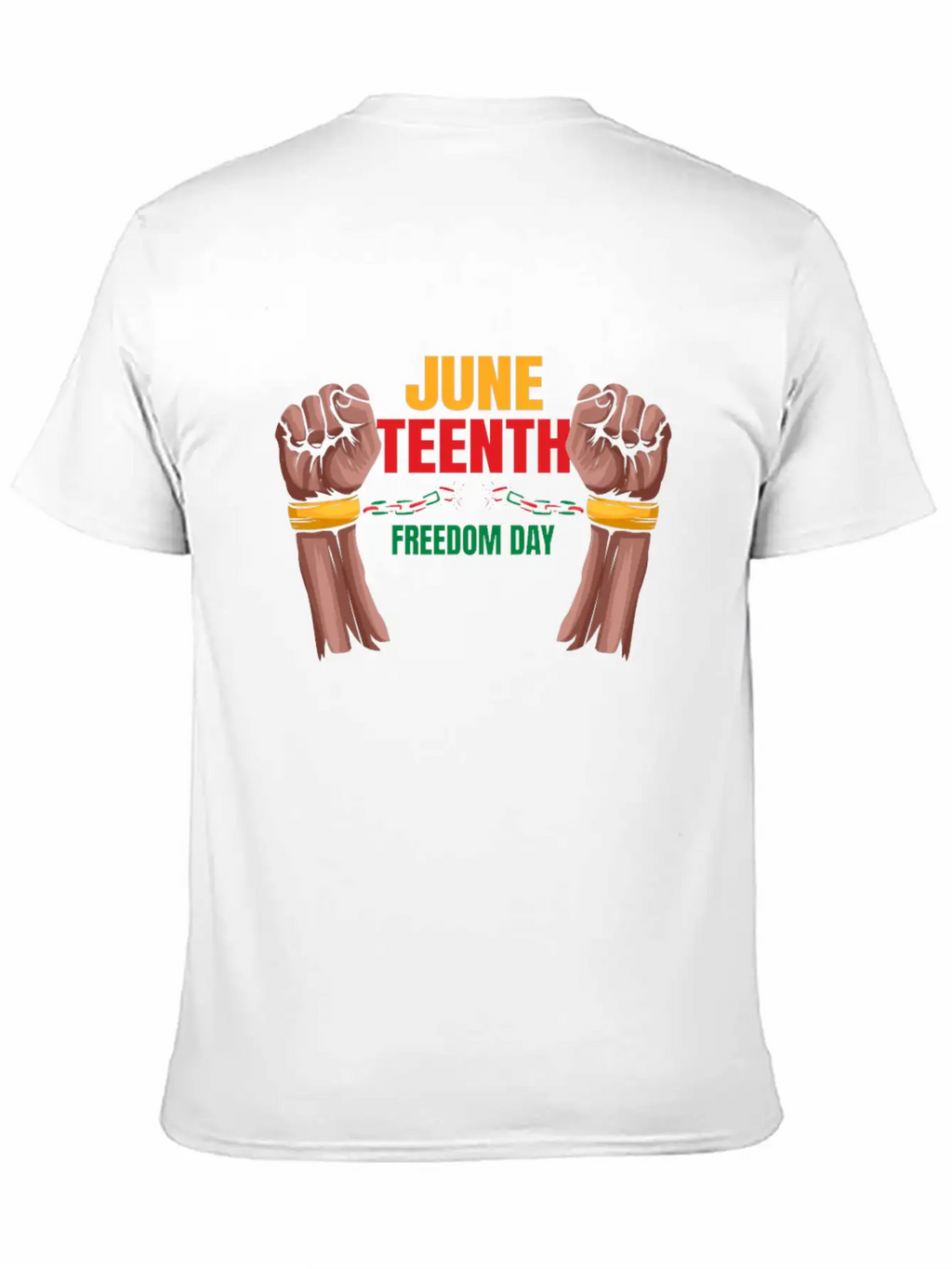Freedom Day Destroying Handcuffs Celebrate Basic Graphic T-Shirt – Daily Comfort In Soft Cotton