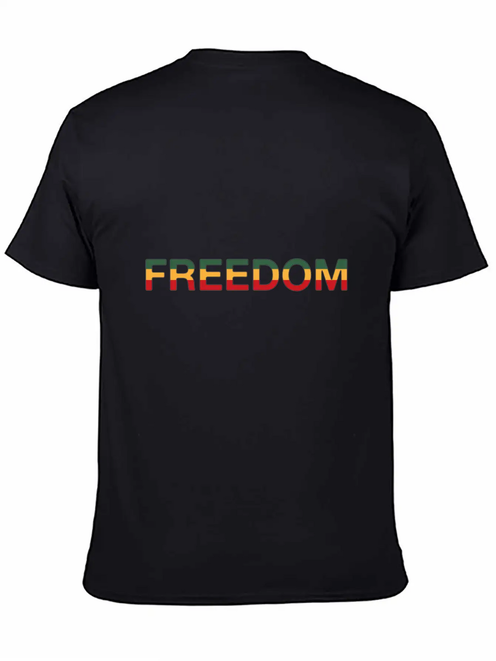 Freedom Reggae Modern Fit Casual T-Shirt – Clean And Versatile Design