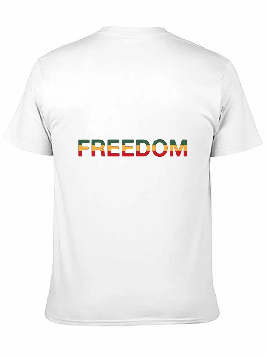 Freedom Reggae Modern Fit Casual T-Shirt – Clean And Versatile Design