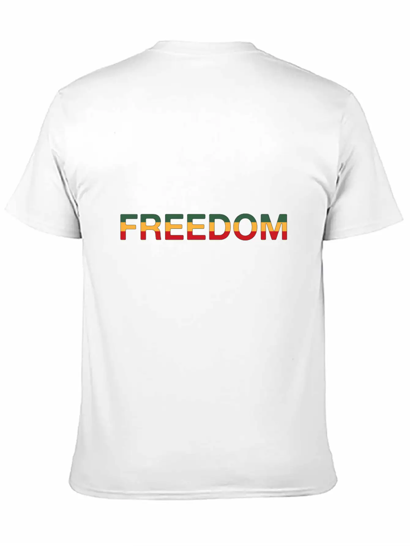 Freedom Reggae Modern Fit Casual T-Shirt – Clean And Versatile Design