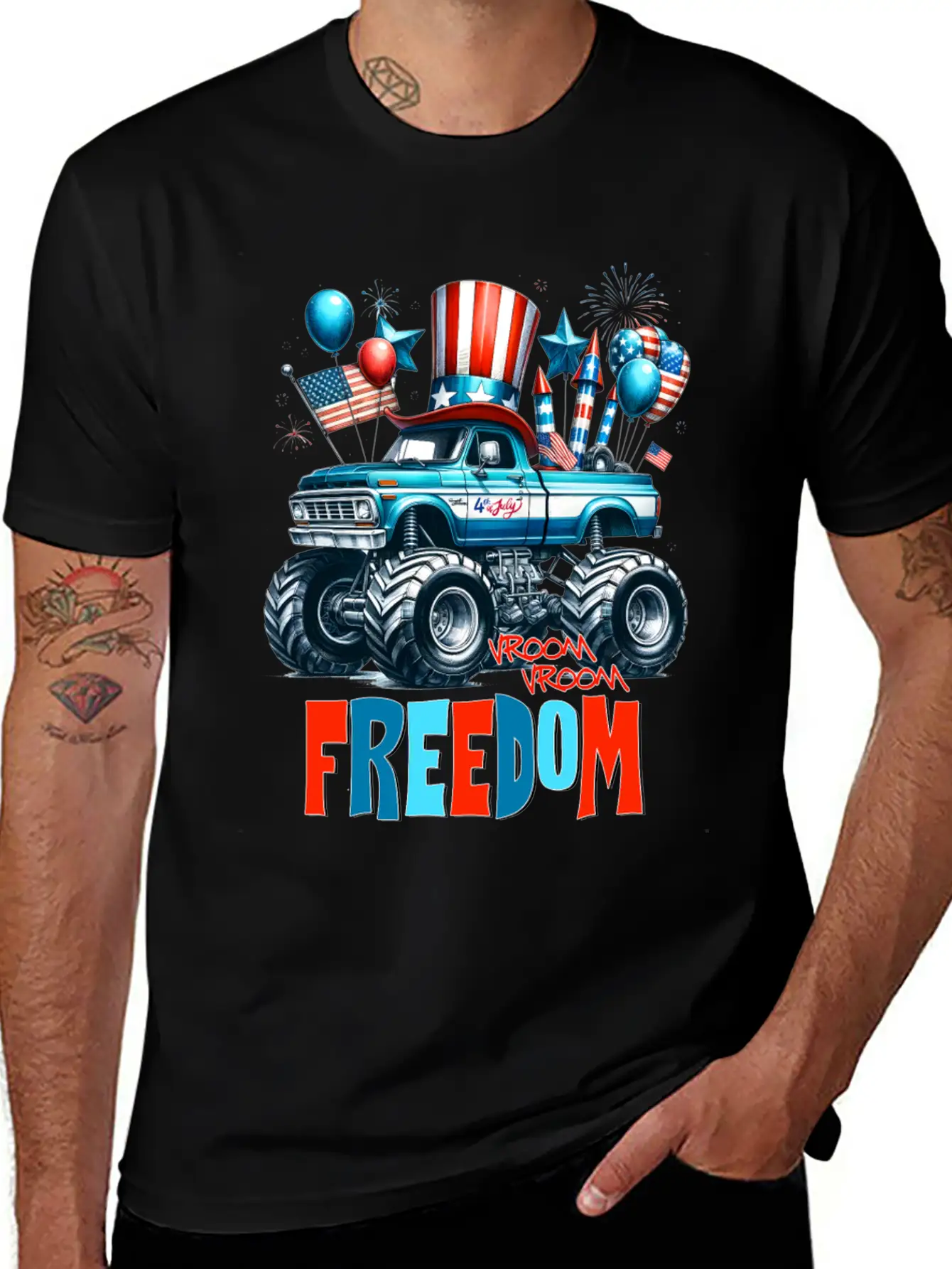 Freedom Truck T-shirt Timeless Short Sleeve Tee – Comfy And Minimalist Design