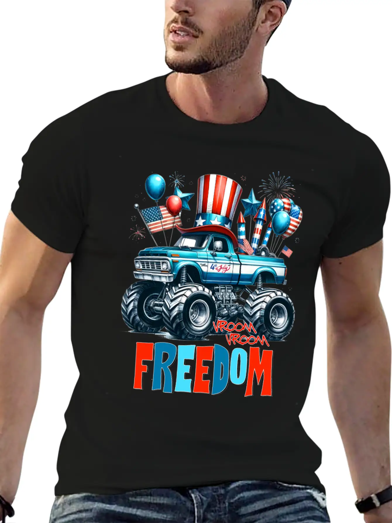 Freedom Truck T-shirt Timeless Short Sleeve Tee – Comfy And Minimalist Design
