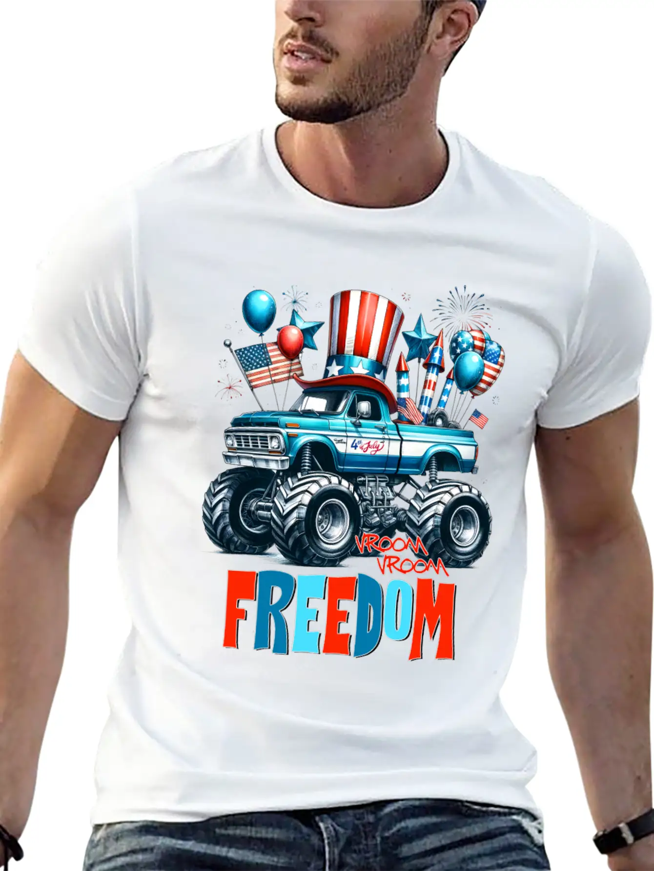 Freedom Truck T-shirt Timeless Short Sleeve Tee – Comfy And Minimalist Design