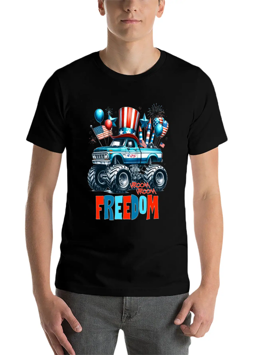 Freedom Truck T-shirt Timeless Short Sleeve Tee – Comfy And Minimalist Design