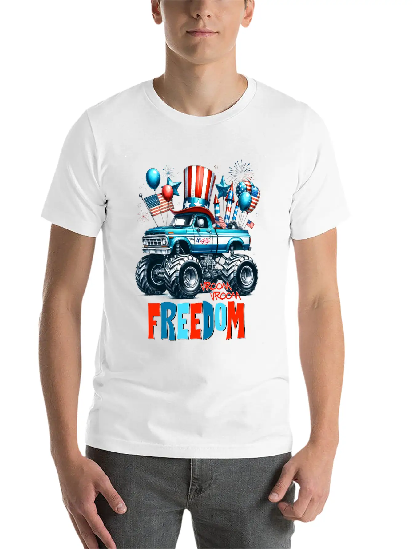 Freedom Truck T-shirt Timeless Short Sleeve Tee – Comfy And Minimalist Design