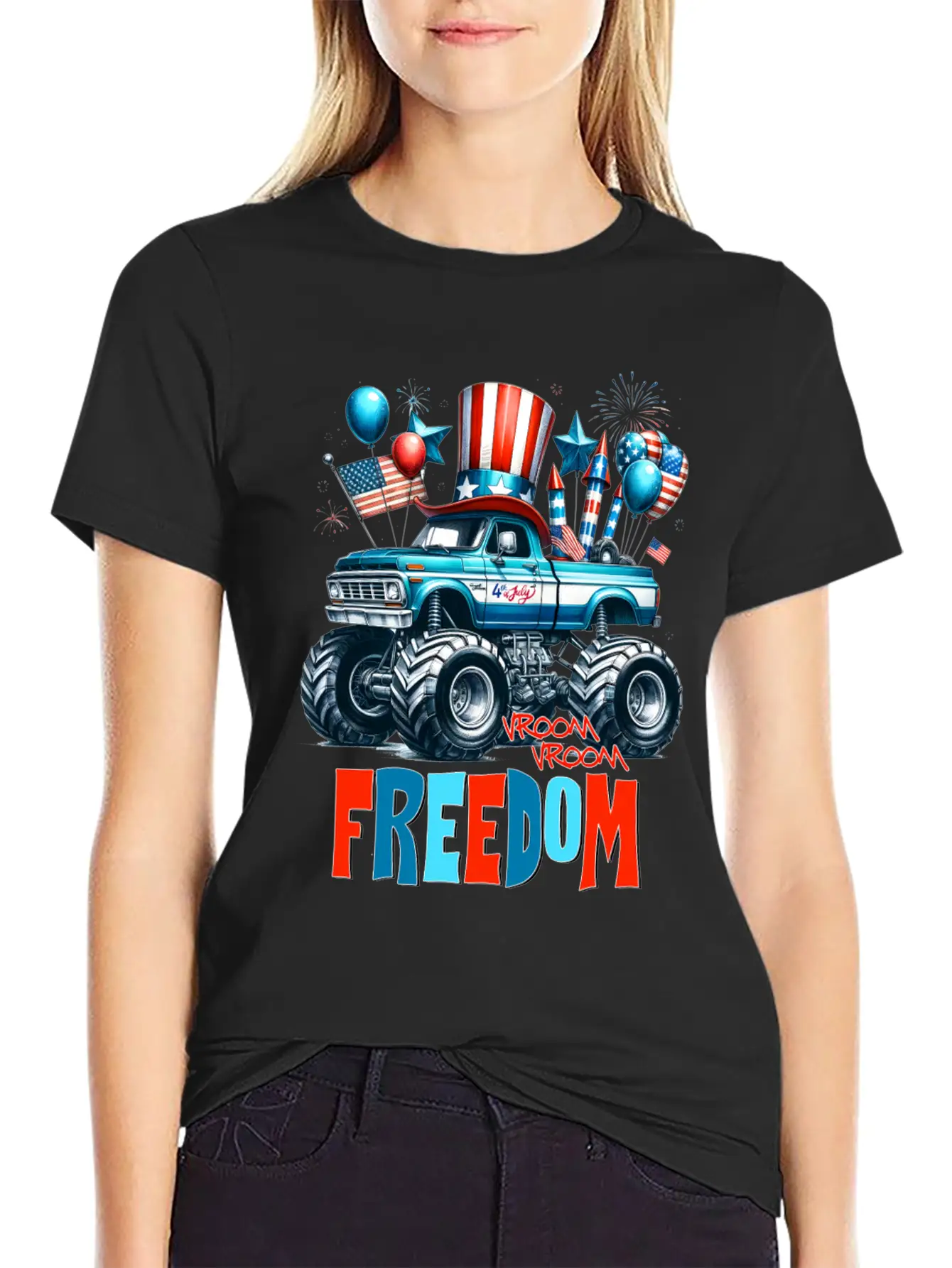 Freedom Truck T-shirt Timeless Short Sleeve Tee – Comfy And Minimalist Design