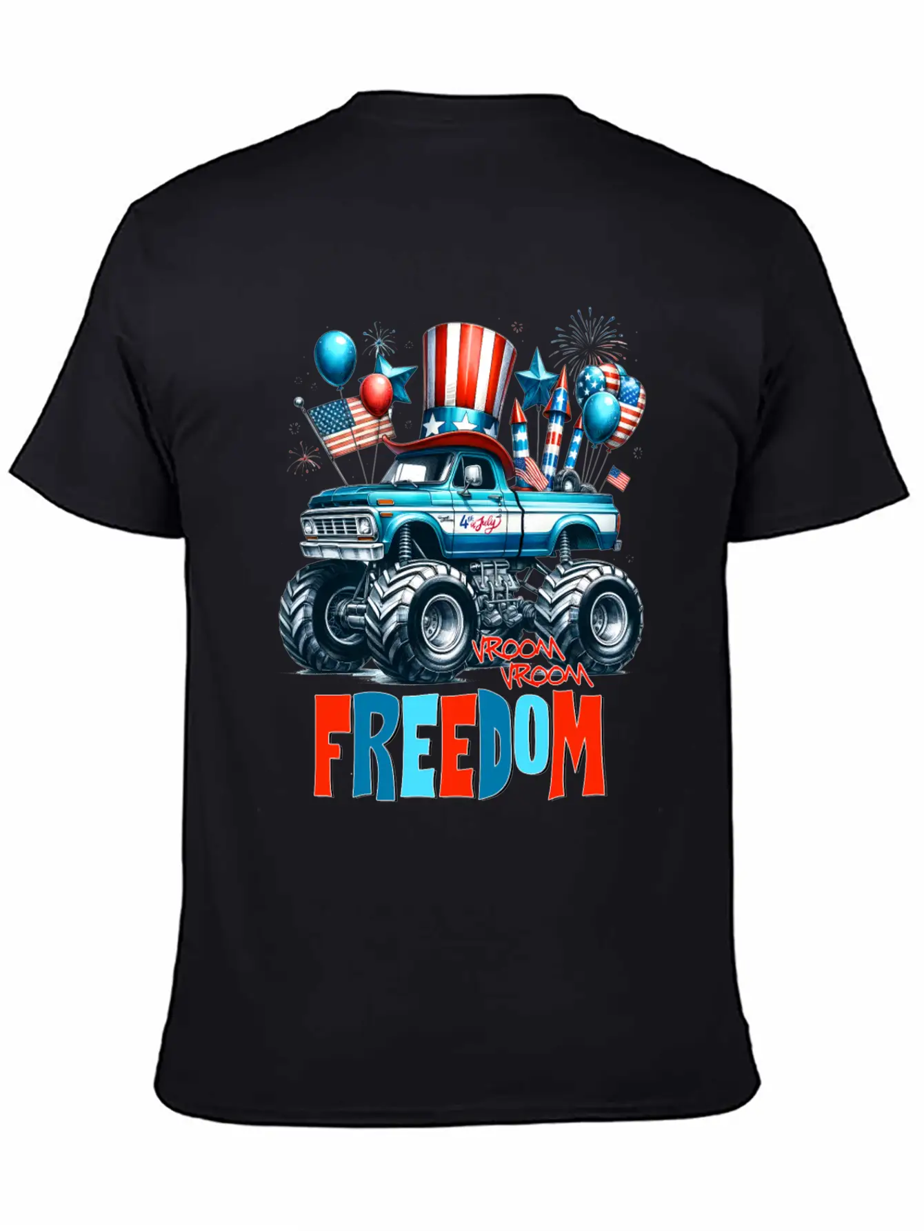 Freedom Truck T-shirt Timeless Short Sleeve Tee – Comfy And Minimalist Design