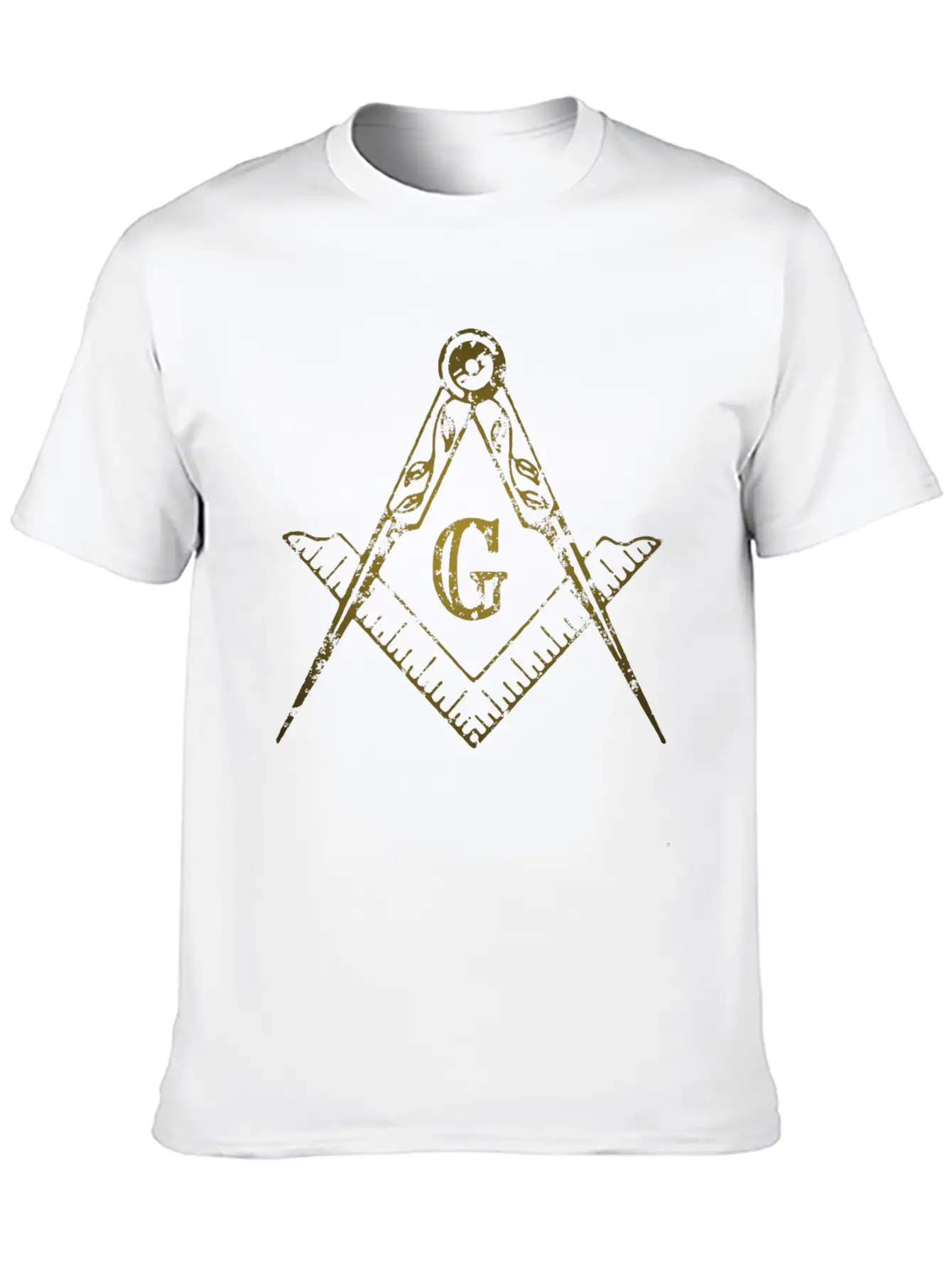 Freemason (gold) 024 Stylish Everyday T-Shirt – Unisex Basic Cotton Tee