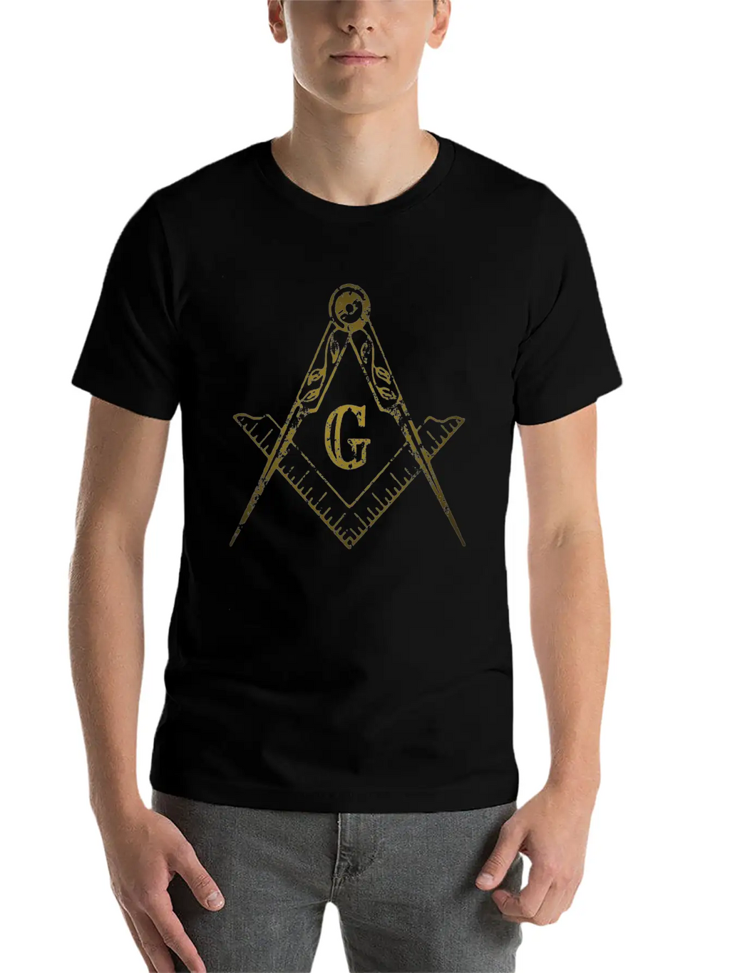Freemason (gold) 024 Stylish Everyday T-Shirt – Unisex Basic Cotton Tee