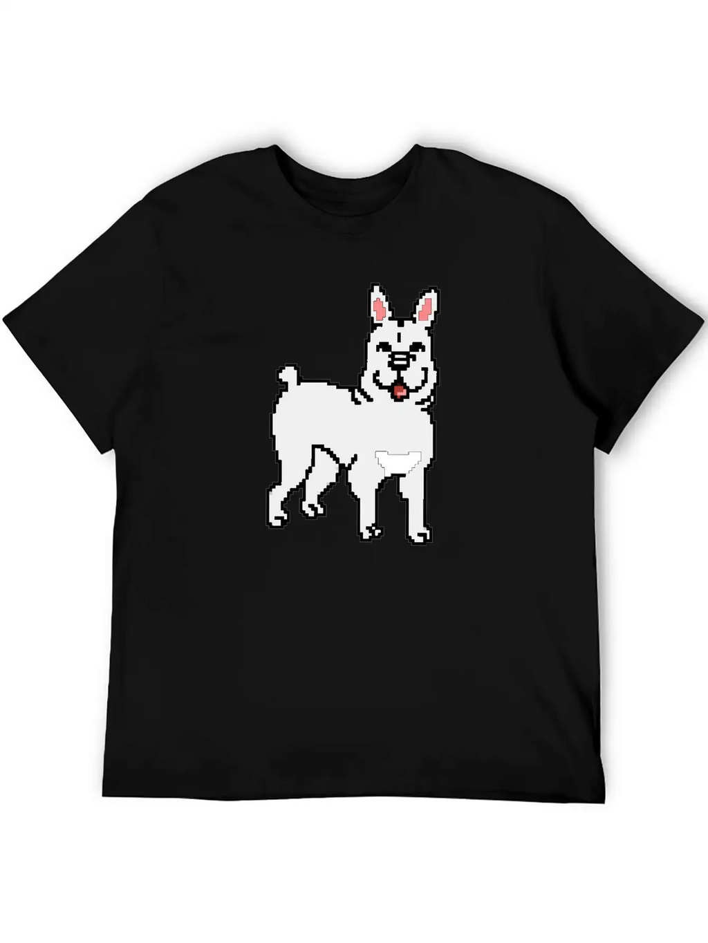 French Bulldog Pixel Art Essential Cotton Tee For Daily Outfits – Unisex Style