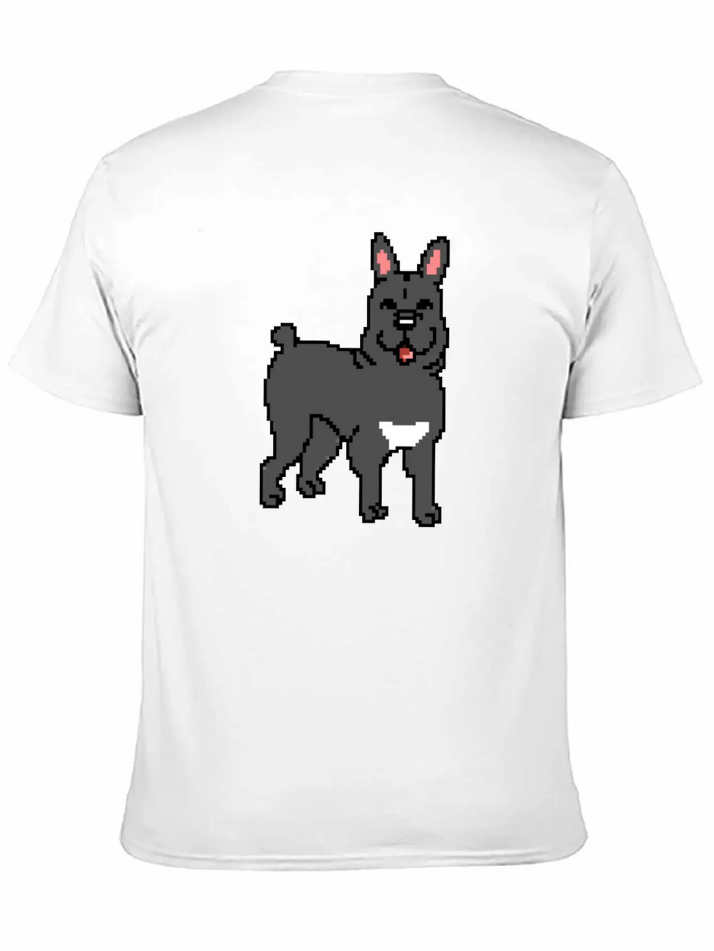 French Bulldog Pixel Art Essential Cotton Tee For Daily Outfits – Unisex Style