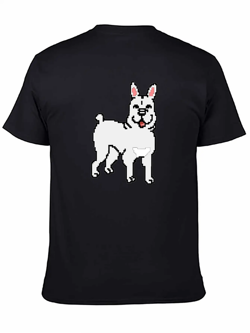 French Bulldog Pixel Art Essential Cotton Tee For Daily Outfits – Unisex Style