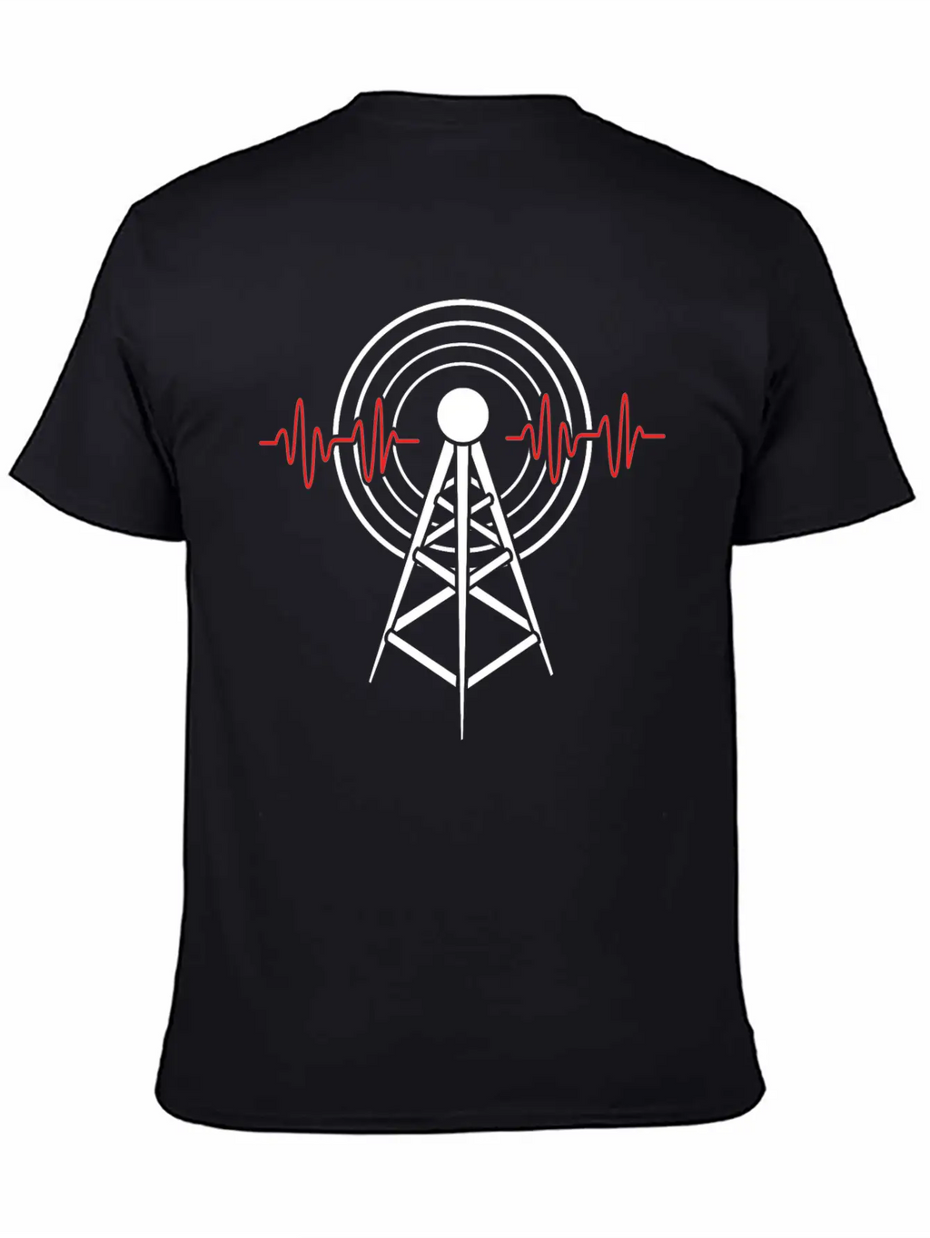 Frequency Antenna Ham Amateur Radio Unisex Casual T-Shirt – Clean Design For Daily Comfort