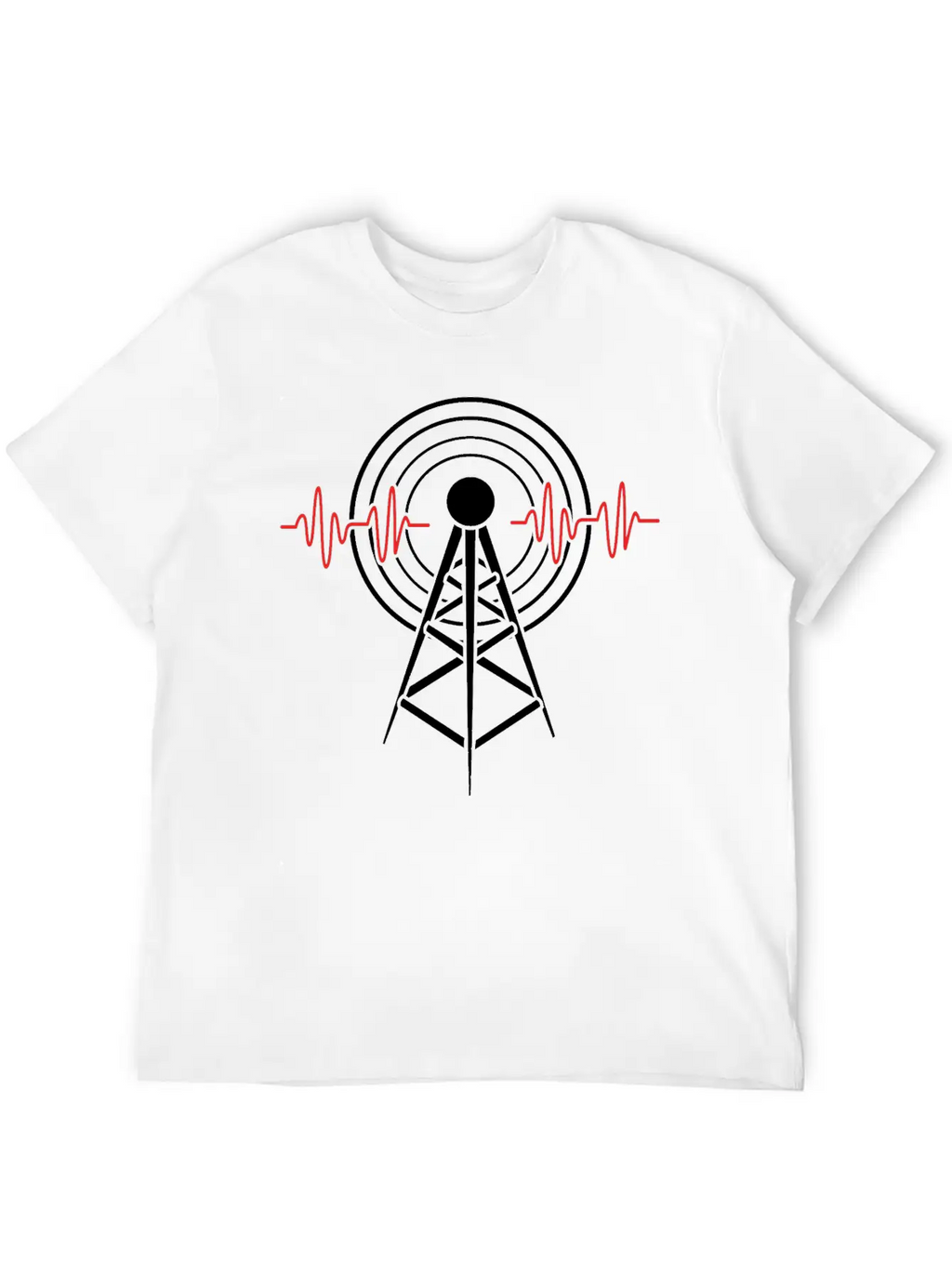 Frequency Antenna Ham Amateur Radio Unisex Casual T-Shirt – Clean Design For Daily Comfort