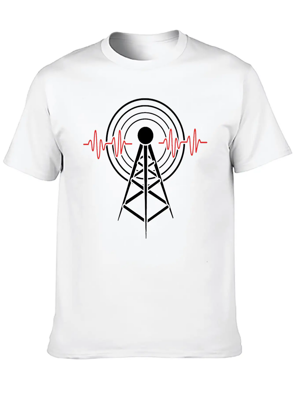 Frequency Antenna Ham Amateur Radio Unisex Casual T-Shirt – Clean Design For Daily Comfort