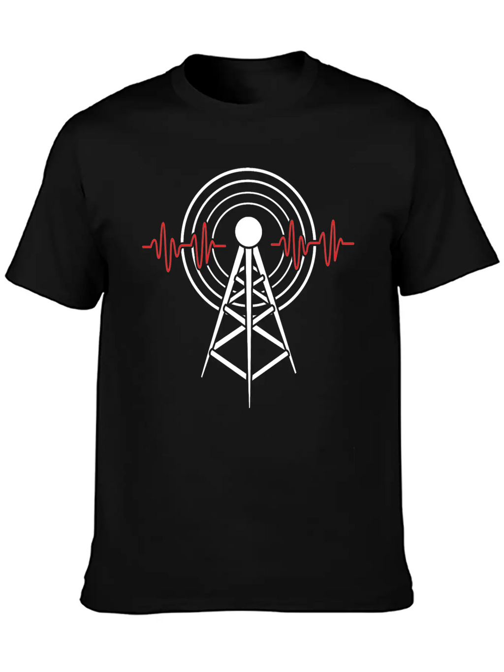 Frequency Antenna Ham Amateur Radio Unisex Casual T-Shirt – Clean Design For Daily Comfort
