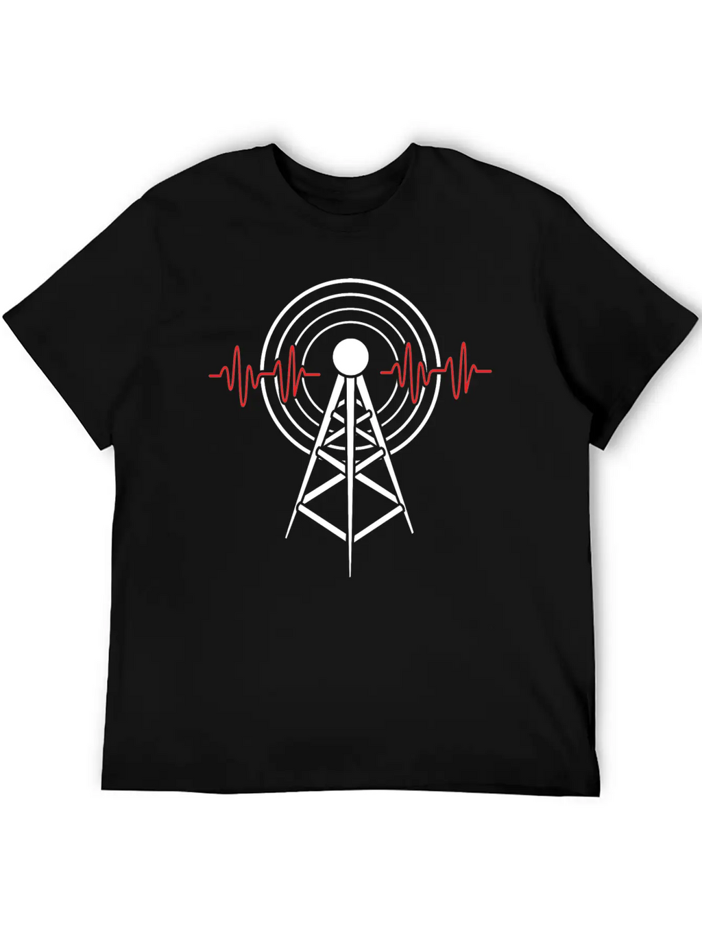 Frequency Antenna Ham Amateur Radio Unisex Casual T-Shirt – Clean Design For Daily Comfort