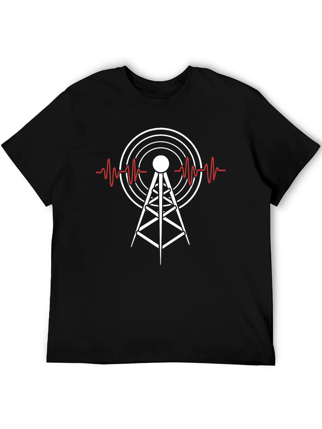Frequency Antenna Ham Amateur Radio Unisex Casual T-Shirt – Clean Design For Daily Comfort