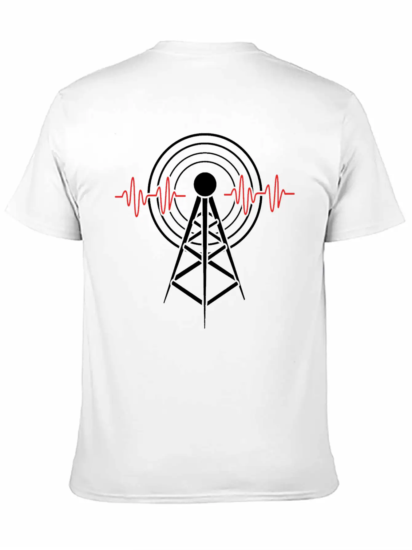 Frequency Antenna Ham Amateur Radio Unisex Casual T-Shirt – Clean Design For Daily Comfort