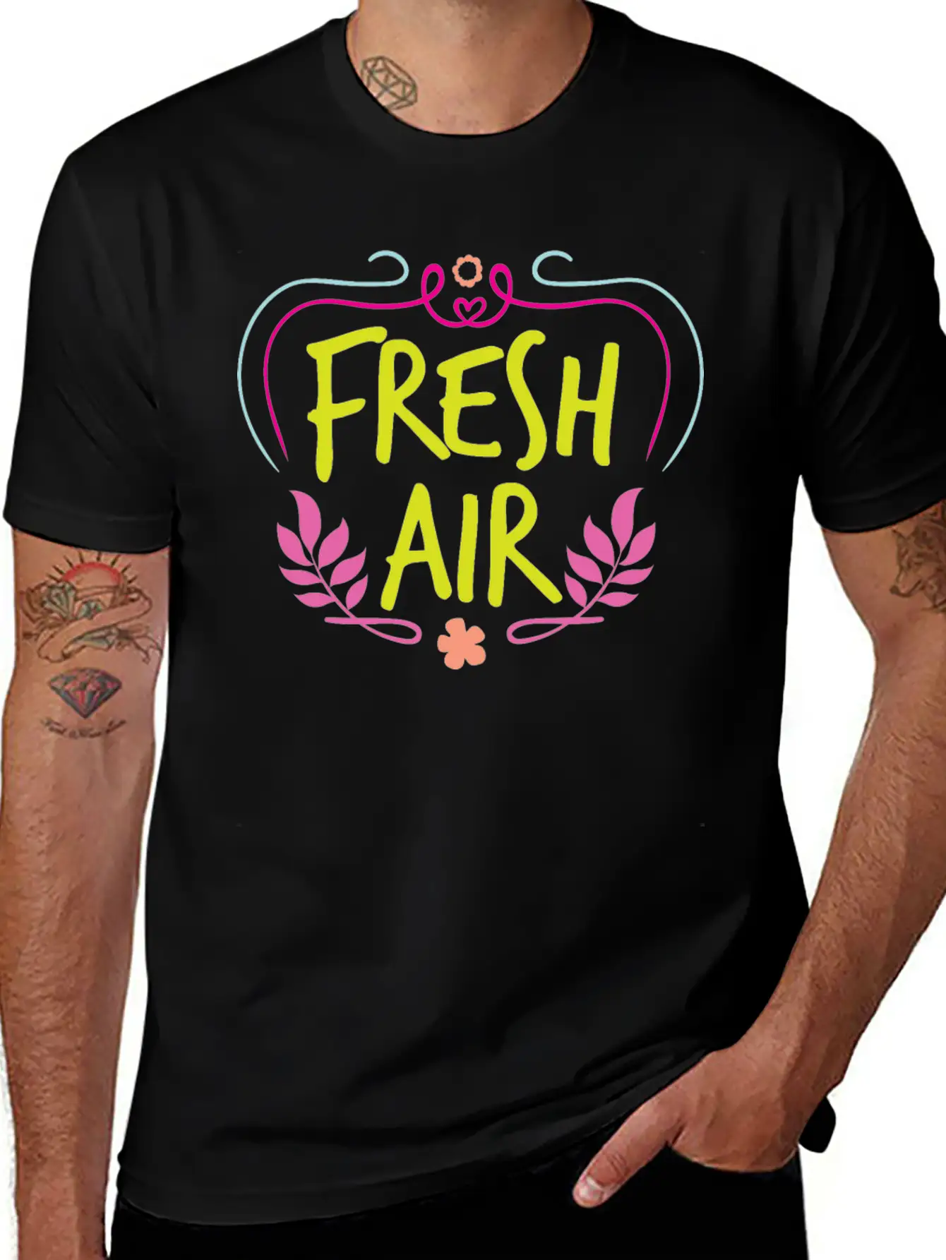 Fresh Air Basic Graphic T-Shirt – Daily Comfort In Soft Cotton