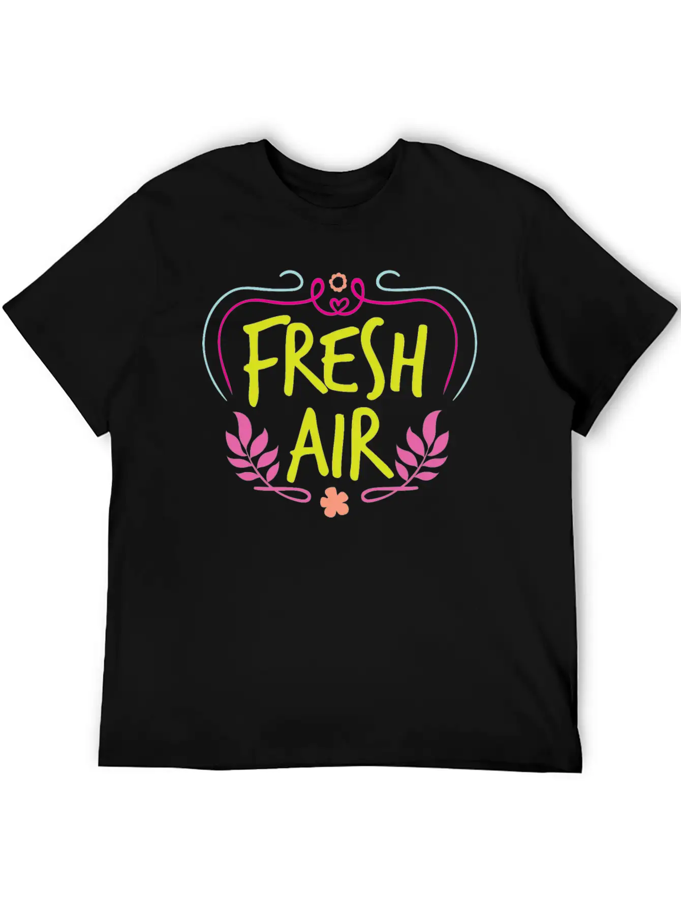Fresh Air Basic Graphic T-Shirt – Daily Comfort In Soft Cotton