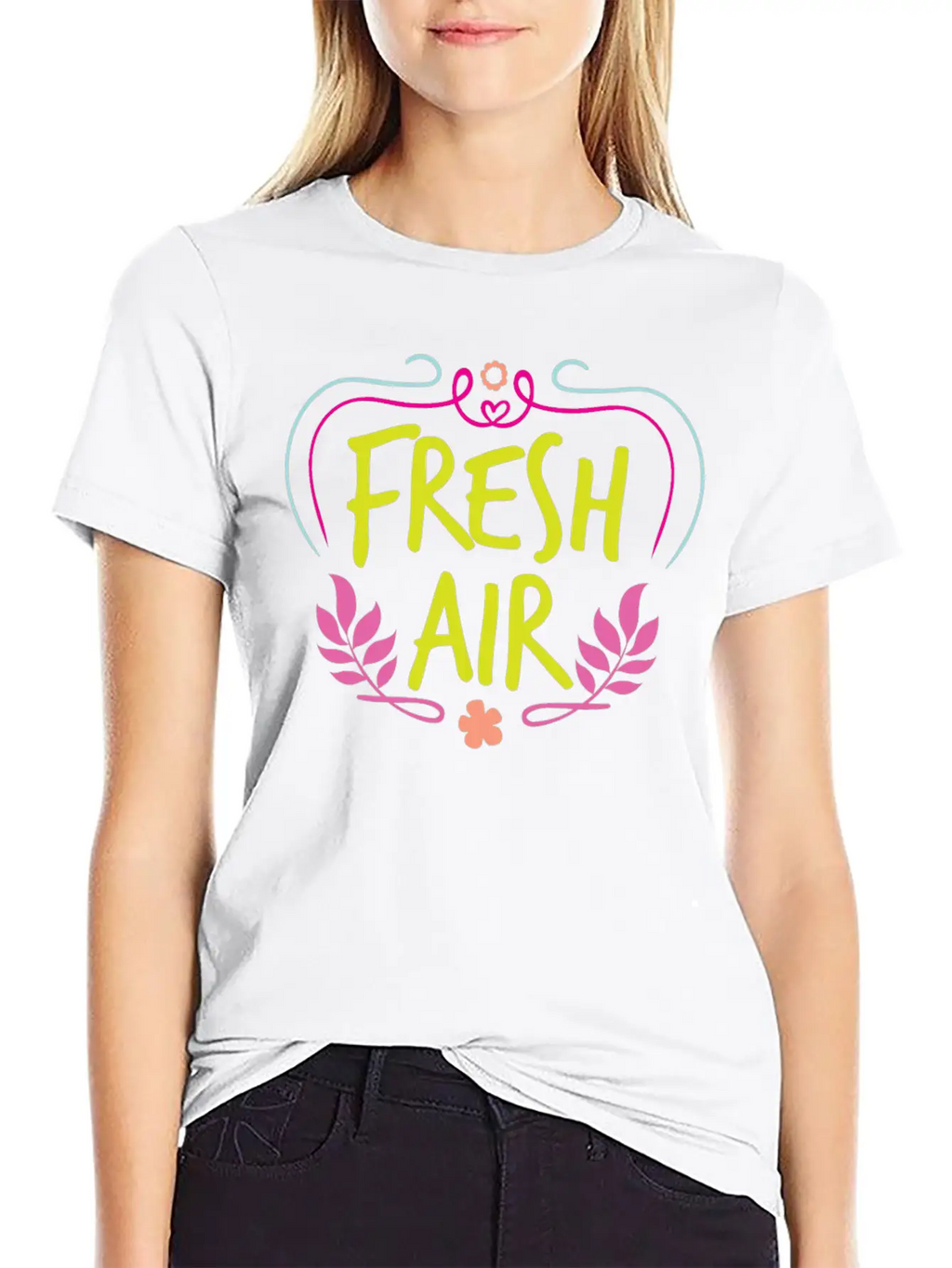 Fresh Air Basic Graphic T-Shirt – Daily Comfort In Soft Cotton
