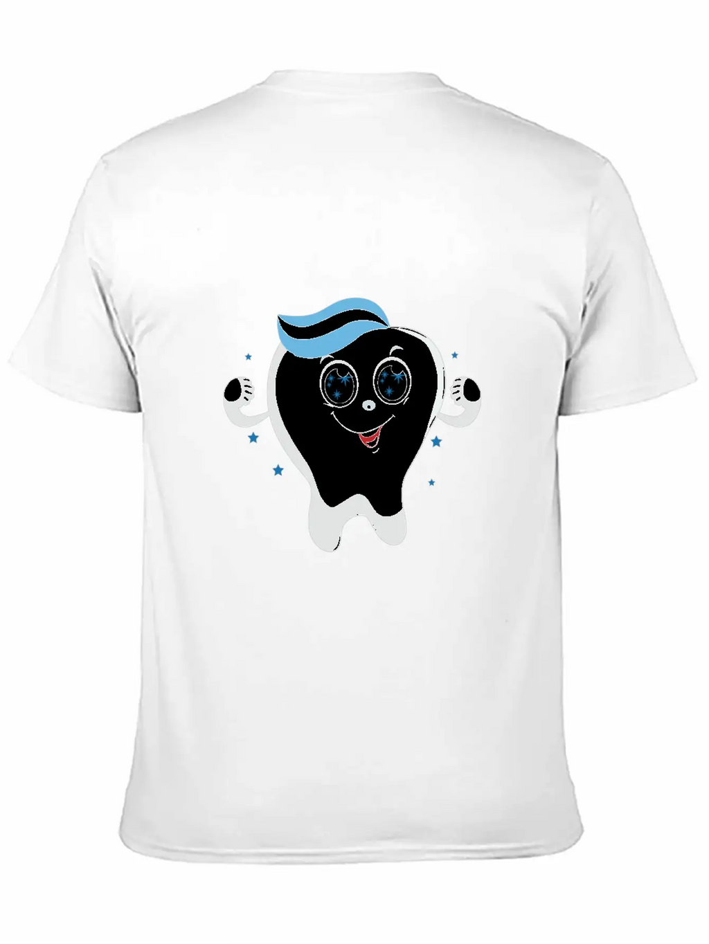 Friendly Kawaii Tooth Classic Cotton Tee – Unisex Comfort For Any Season