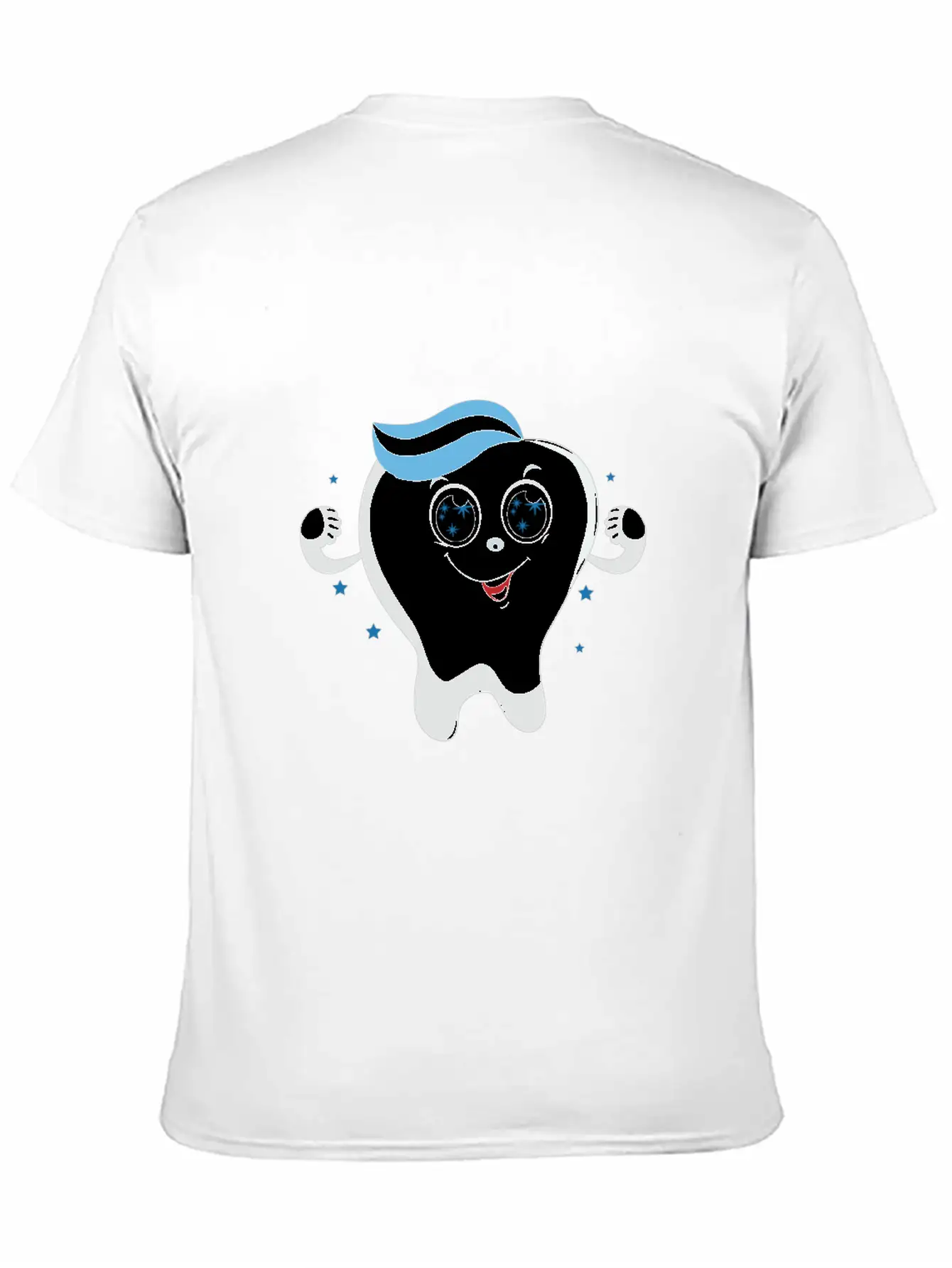 Friendly Kawaii Tooth Classic Cotton Tee – Unisex Comfort For Any Season