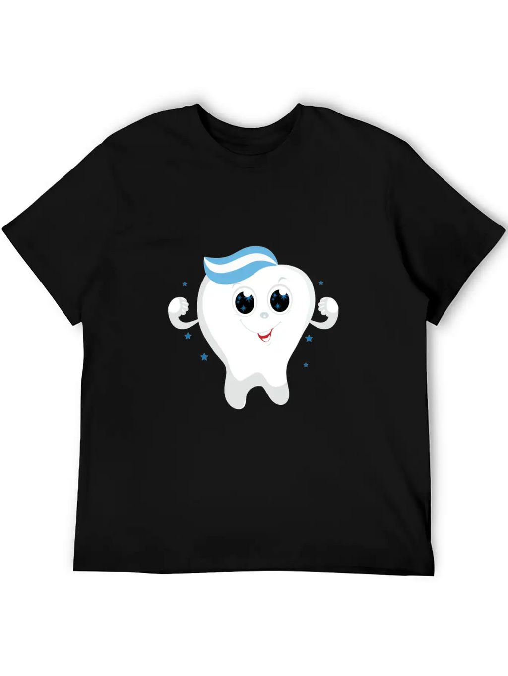 Friendly Kawaii Tooth Classic Cotton Tee – Unisex Comfort For Any Season