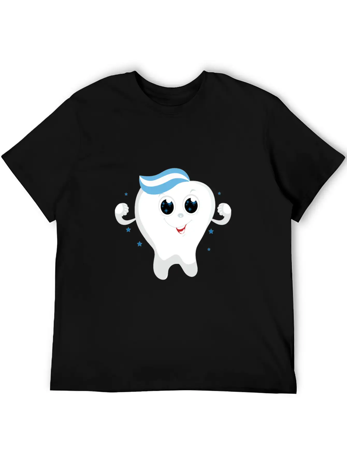 Friendly Kawaii Tooth Classic Cotton Tee – Unisex Comfort For Any Season