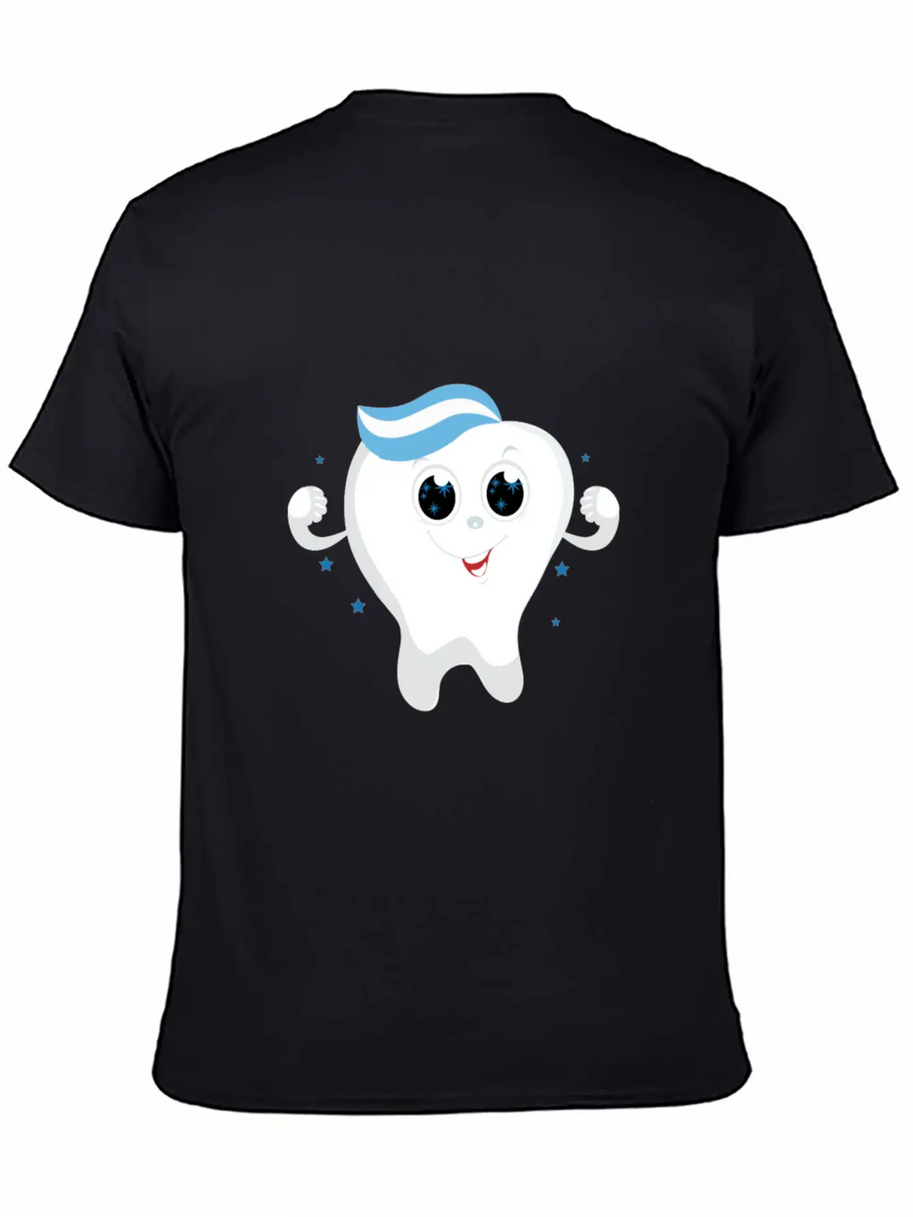 Friendly Kawaii Tooth Classic Cotton Tee – Unisex Comfort For Any Season