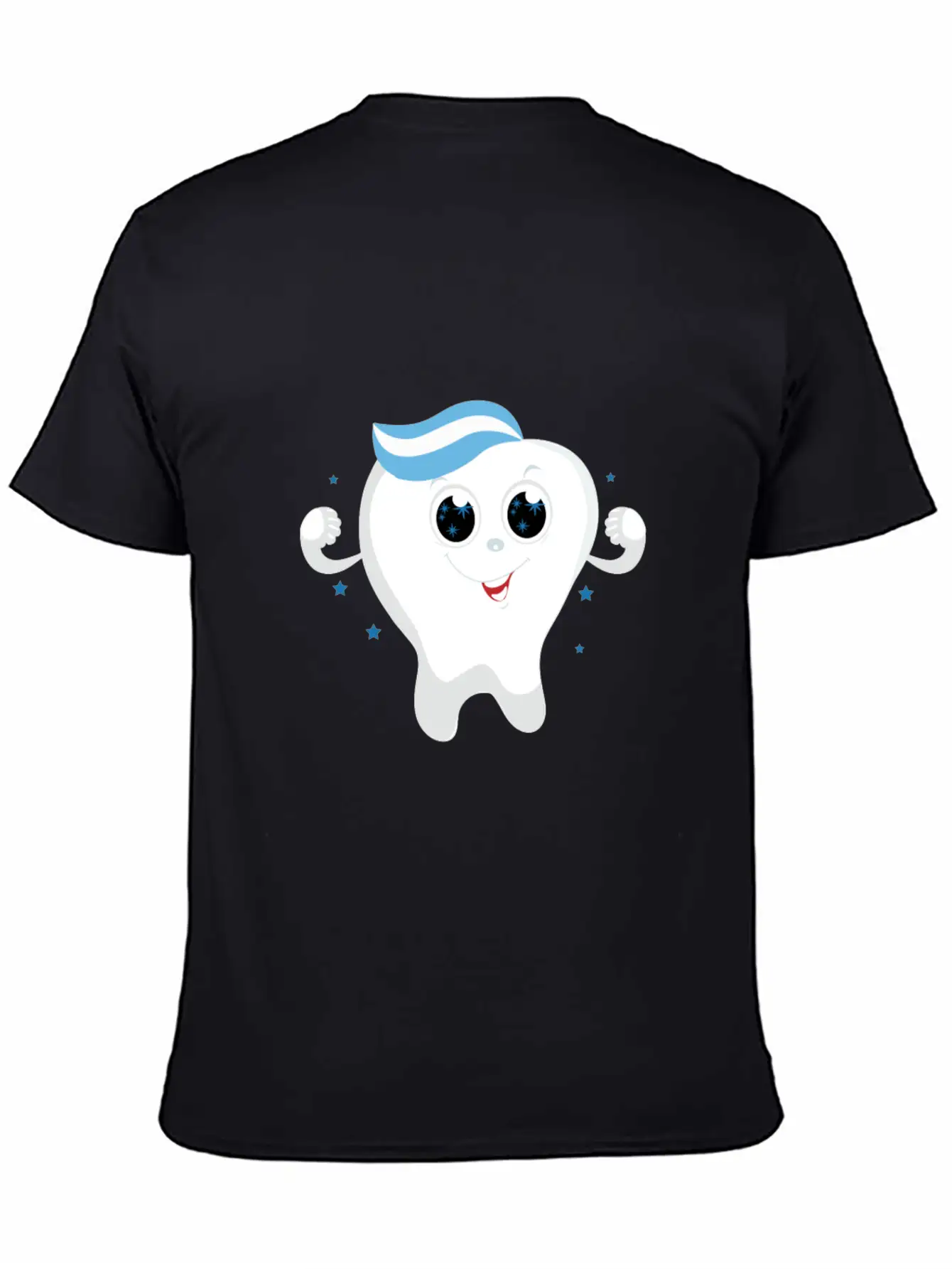 Friendly Kawaii Tooth Classic Cotton Tee – Unisex Comfort For Any Season