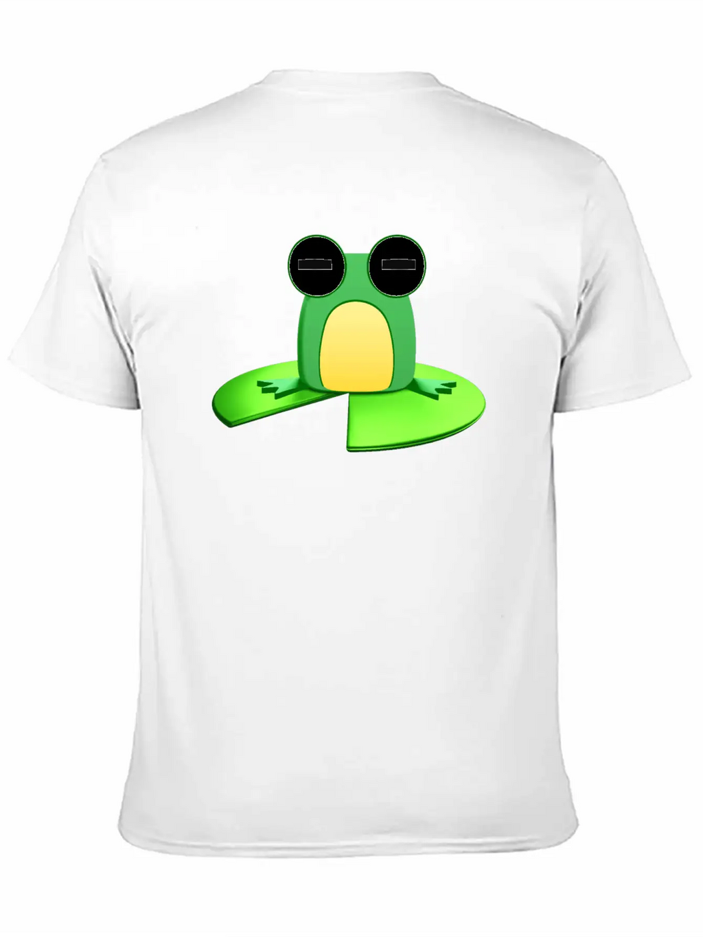 Frog Sitting On A Lily Pad Timeless Short Sleeve Tee – Comfy And Minimalist Design