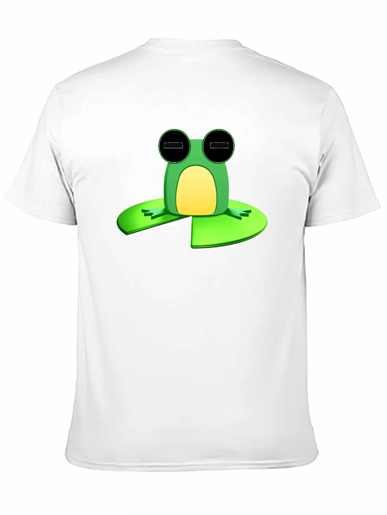 Frog Sitting On A Lily Pad Timeless Short Sleeve Tee – Comfy And Minimalist Design