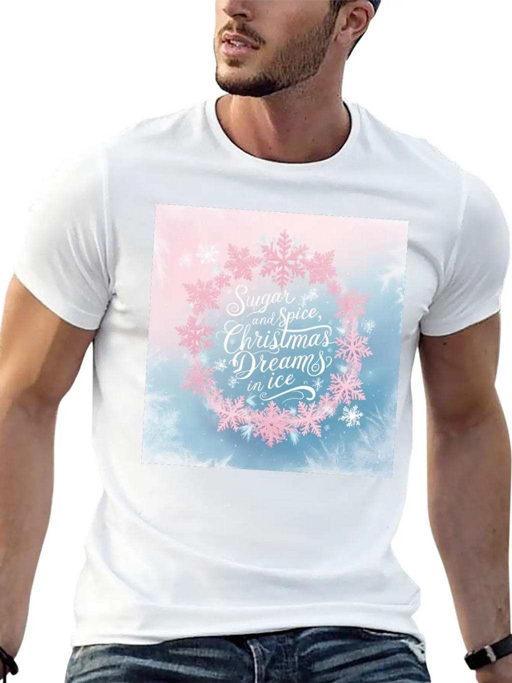 Frosted Dreams Relaxed Everyday Tee – Lightweight And Durable Cotton