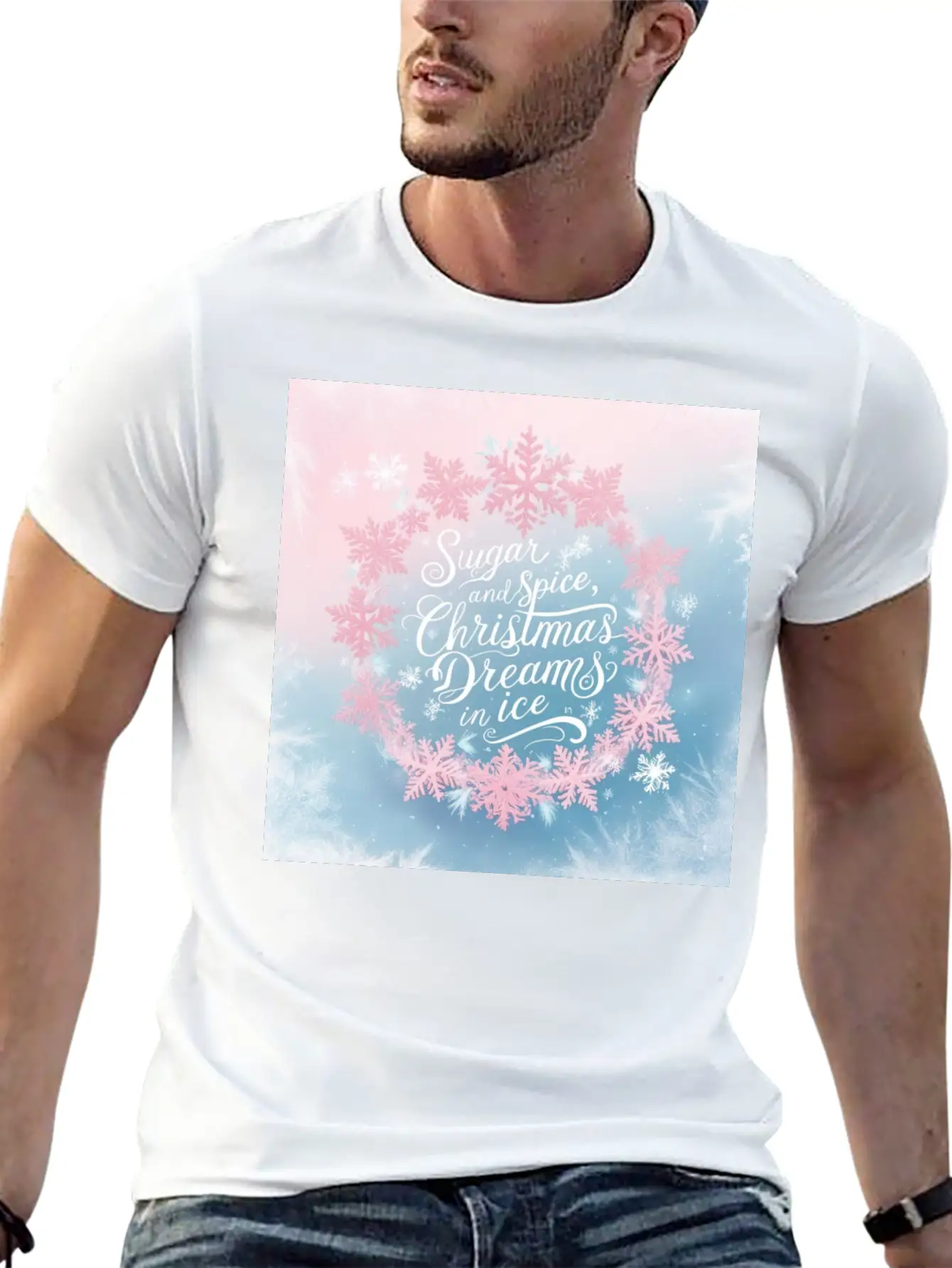 Frosted Dreams Relaxed Everyday Tee – Lightweight And Durable Cotton