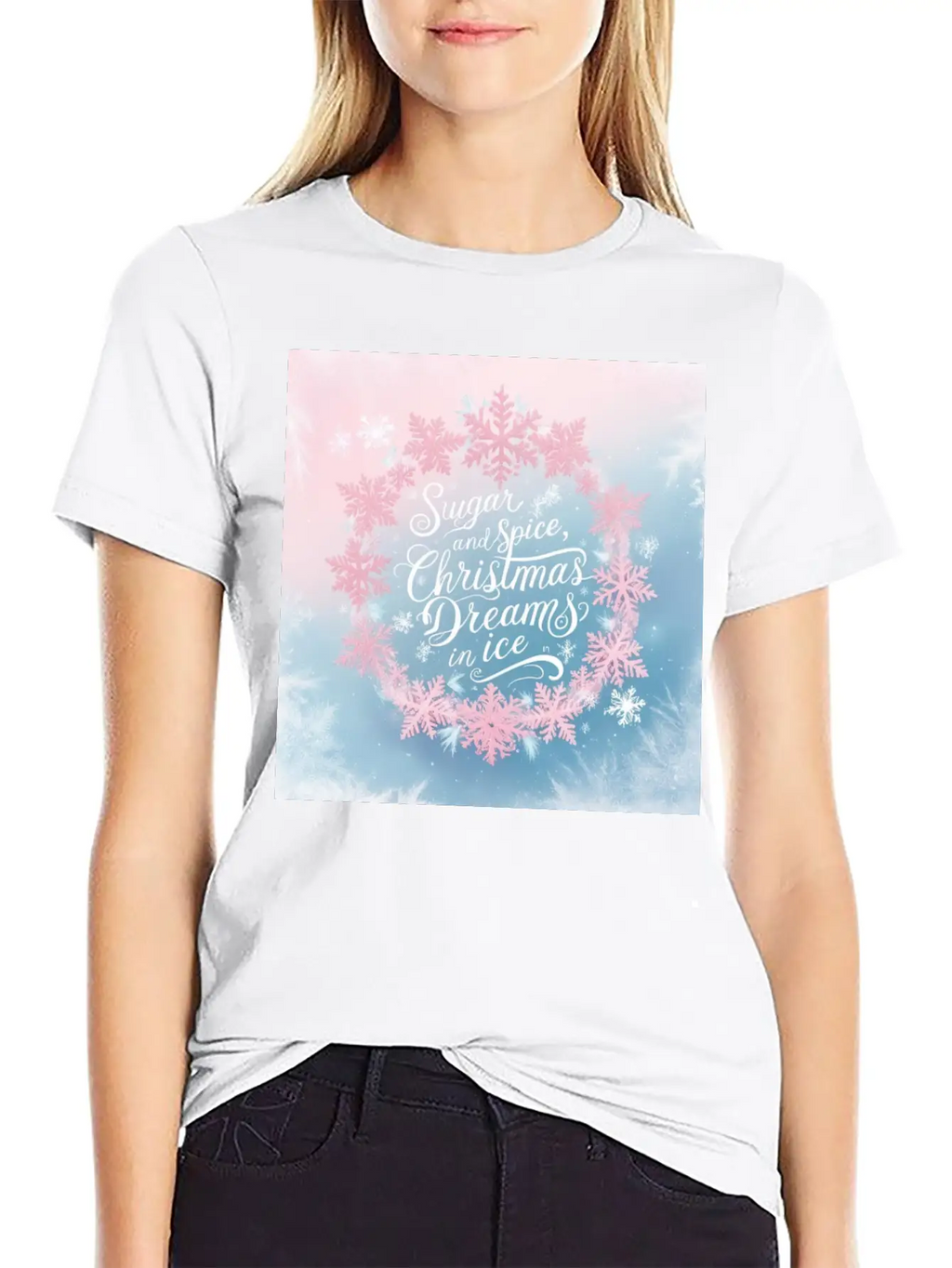 Frosted Dreams Relaxed Everyday Tee – Lightweight And Durable Cotton