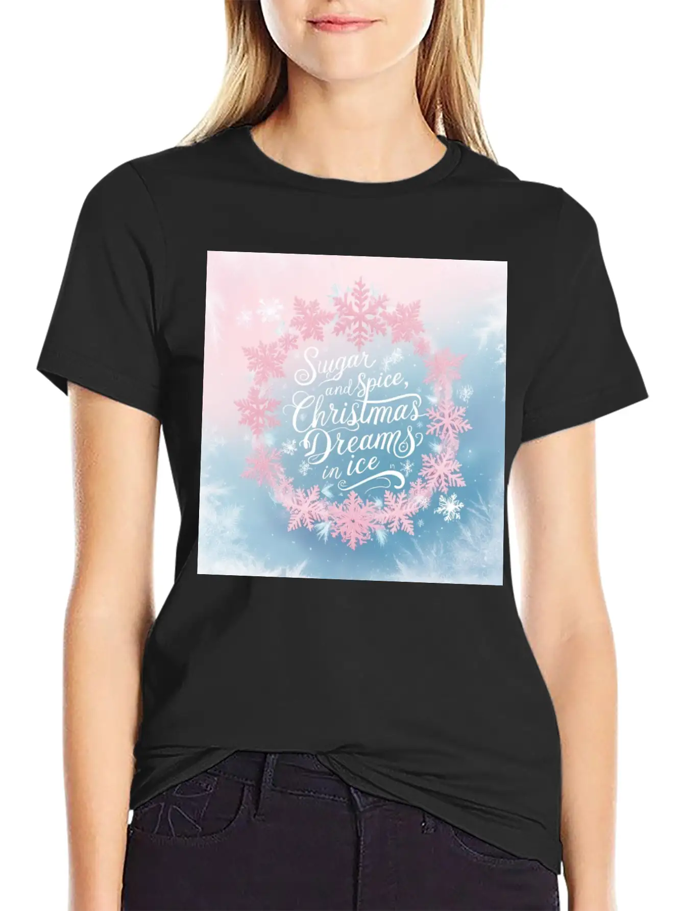 Frosted Dreams Relaxed Everyday Tee – Lightweight And Durable Cotton