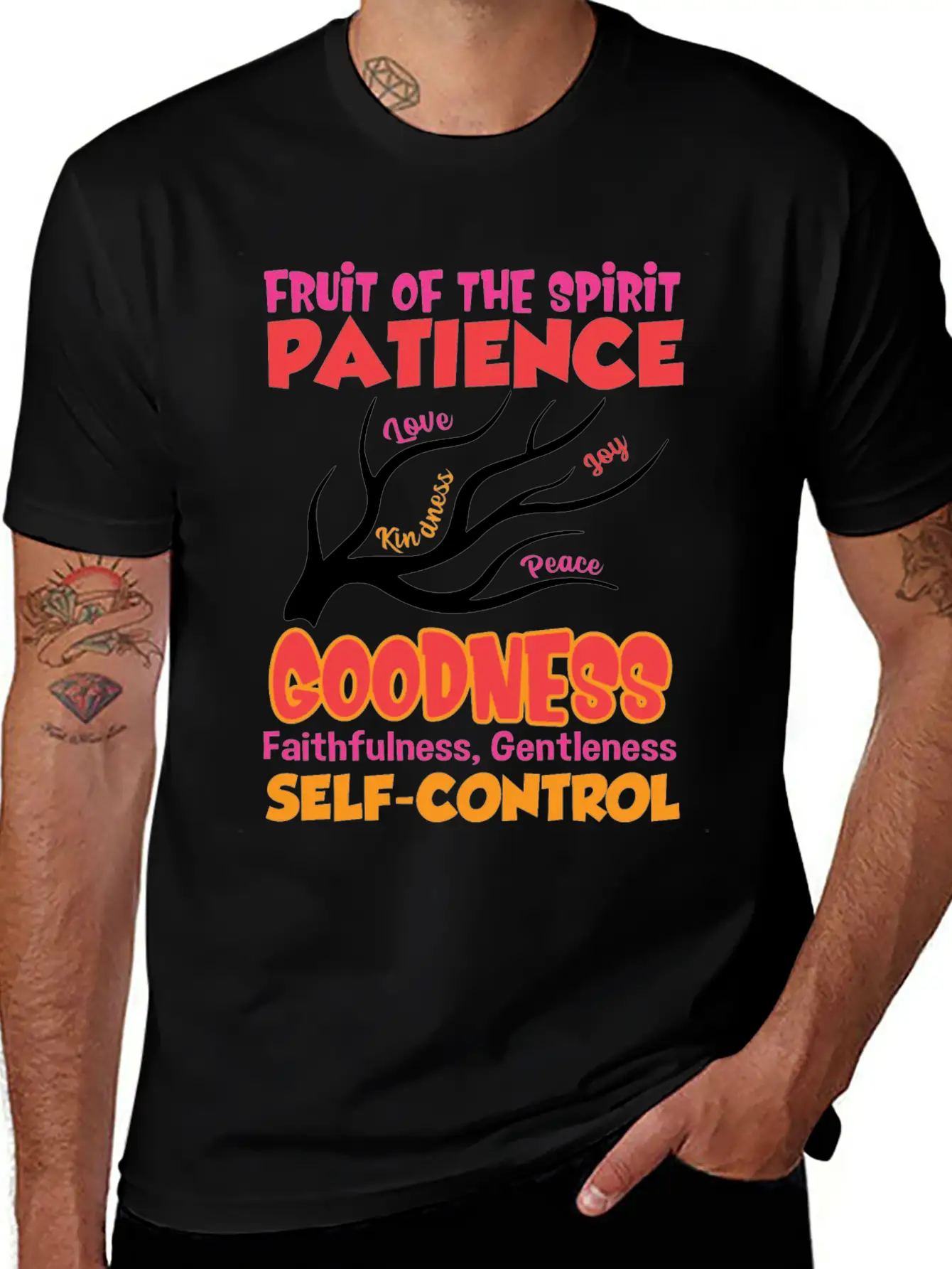 Fruit Of Spirit Color Essential Cotton Tee For Daily Outfits – Unisex Style