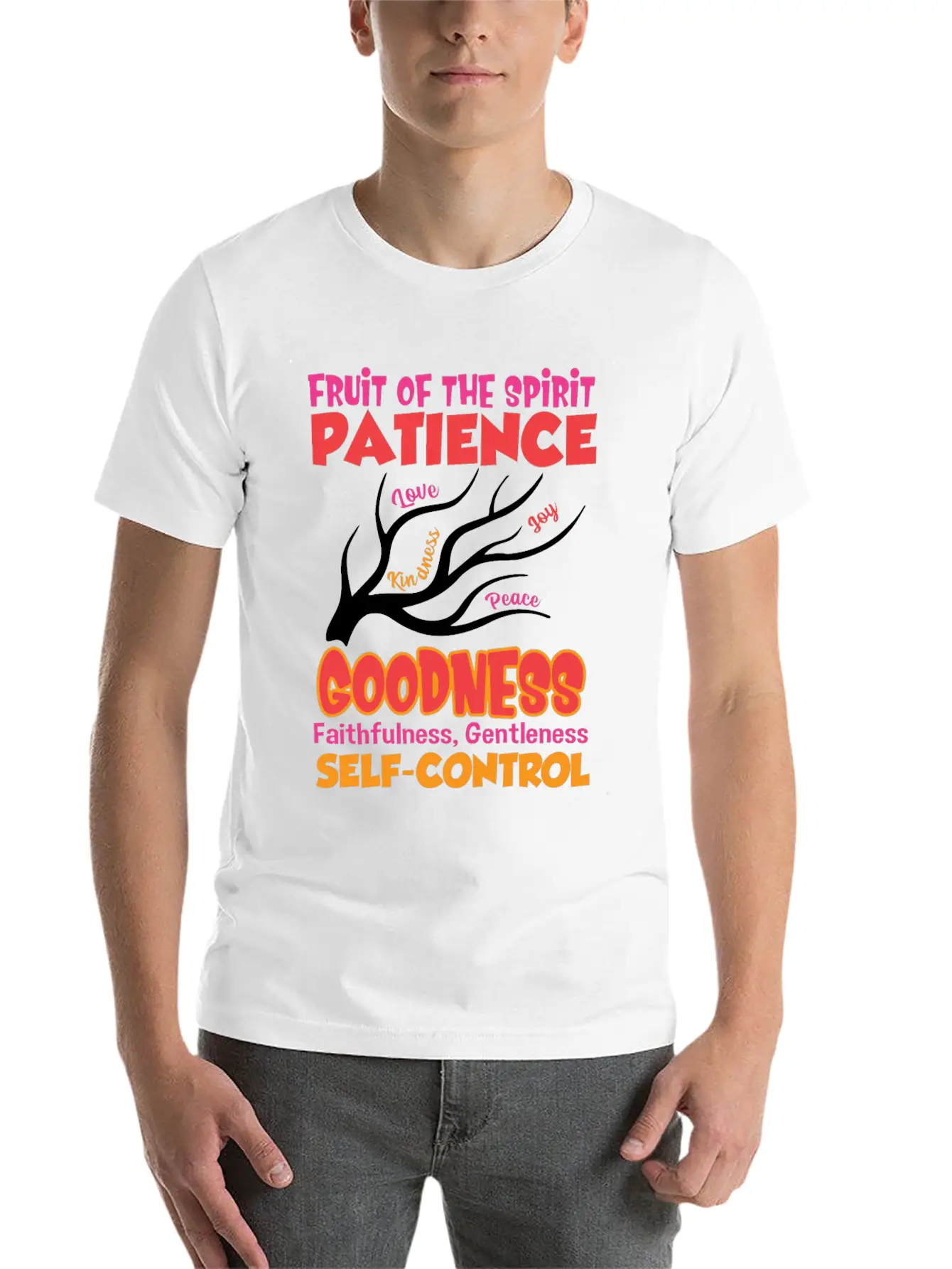 Fruit Of Spirit Color Essential Cotton Tee For Daily Outfits – Unisex Style