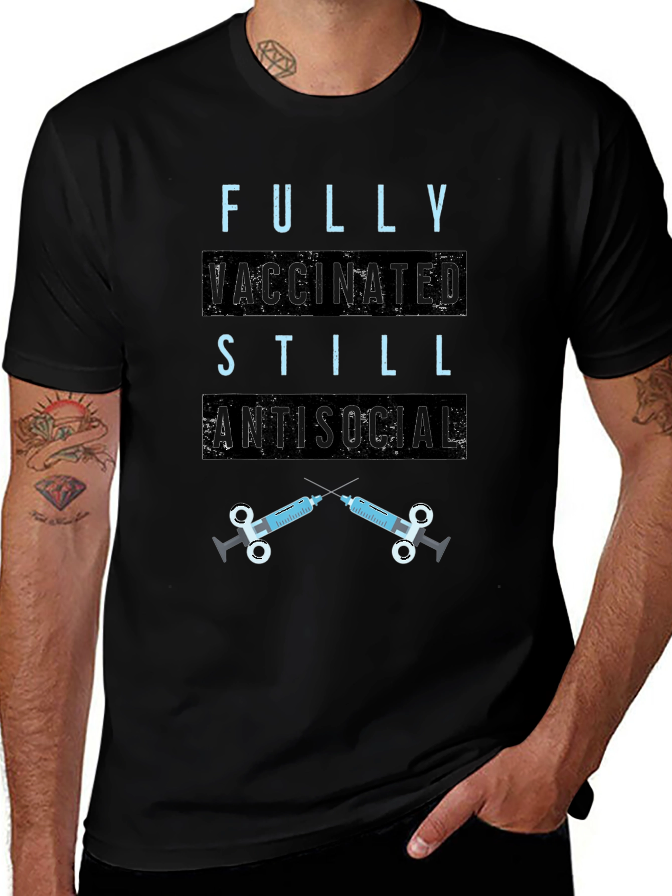 Fully Vaccinated Still Antisocial T-Shirt